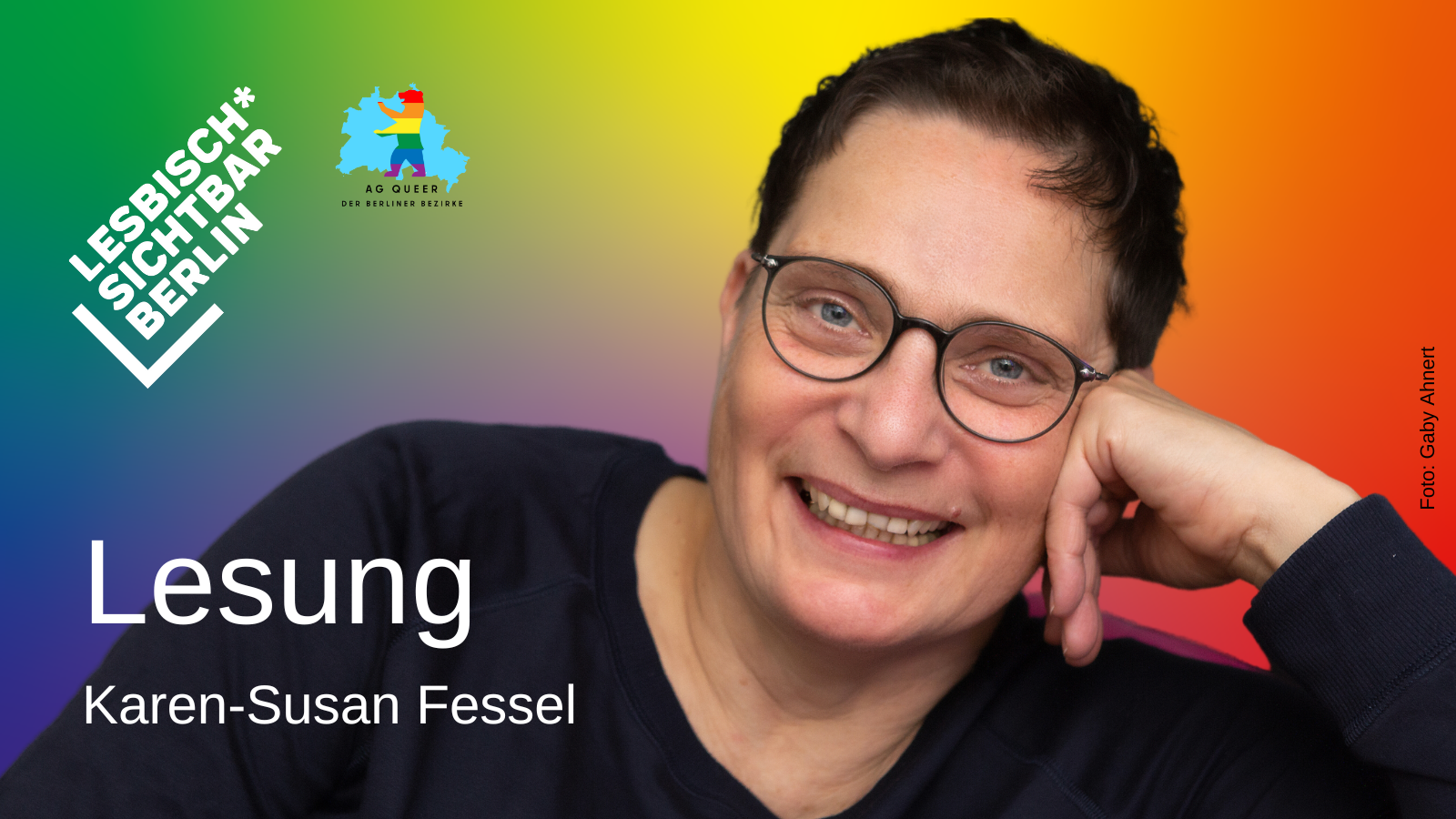 Zum Tag der lesbischen* Sichtbarkeit: Lesung von Karen-Susan Fessel
